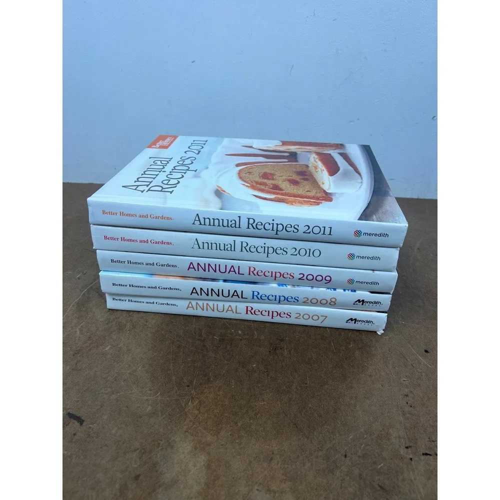 Better Homes and Gardens Hardback Recipe Books x11 Annual Christmas Cooking Lot